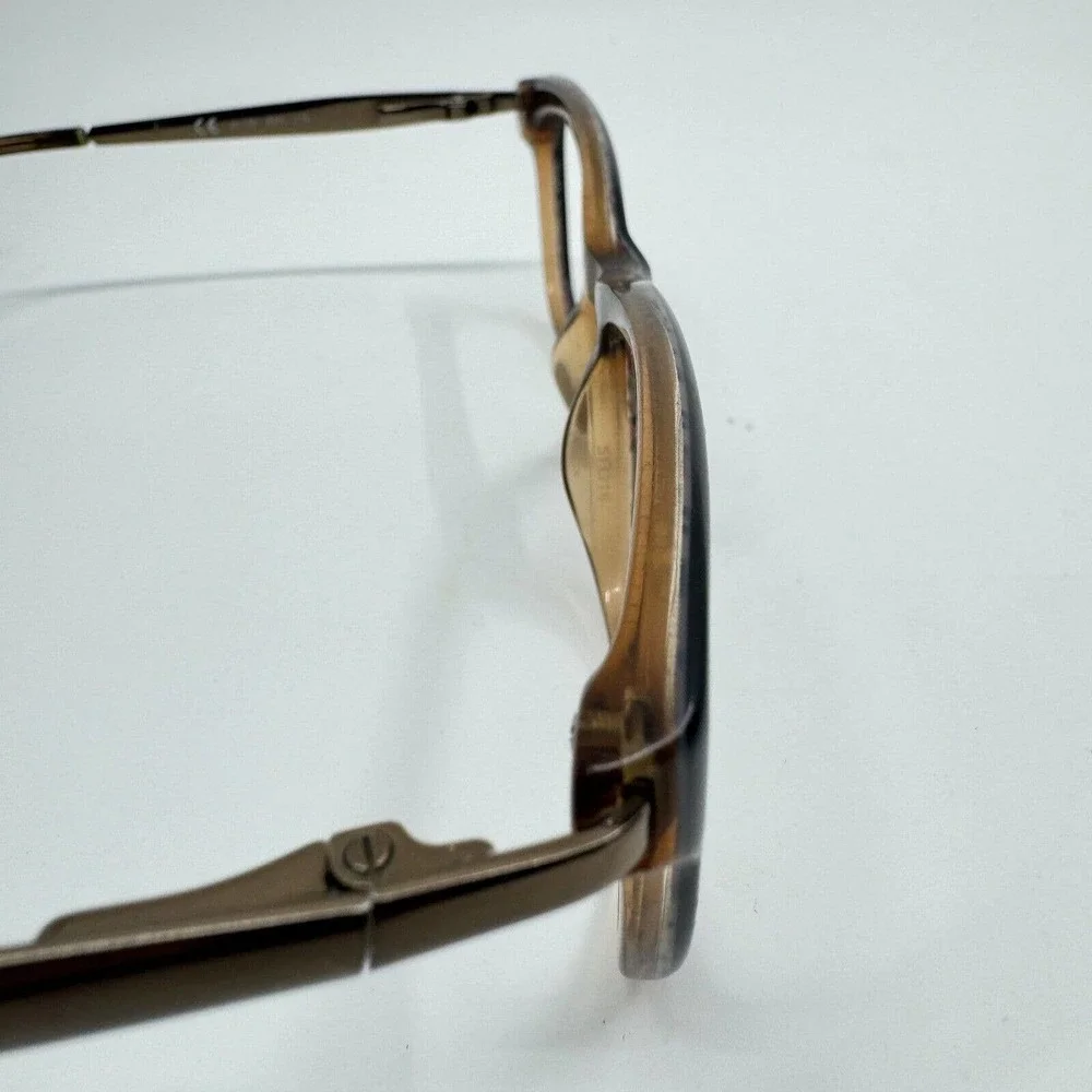 Juicy Couture JU 130 ERT Black Brown Leopard Square Eyeglasses Frames Only H9857